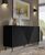 Чотиридверний комод у вітальню WOODY 180 чорний BIM FURNITURE фото - artos.in.ua