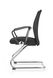 Крісло офісне Vire Skid хромований метал / мембранна тканина, сітка чорний Halmar Польща