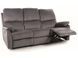 Диван з оксамитовою оббивкою з функцією релаксу SPENCER 3 Velvet Signal - Bluvel сірий 14