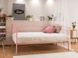 Ліжко односпальне металеве BIRMA SIGNAL 90x200 рожеве Польща