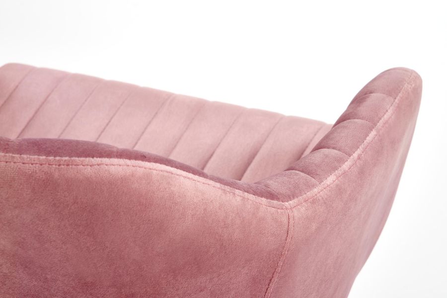 Кресло Fresco молодежное розовое бархатное Halmar Польша