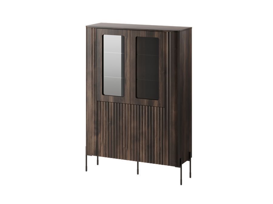 Витрина для гостиной VERA 110 CAMA дубовый оттенок фото - artos.in.ua