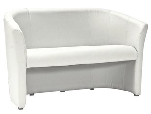 Білий маленький диван у вітальню TM2 SIGNAL 126х60х76 у скандинавському стилі Польща фото - artos.in.ua
