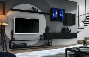 Комплект мебели в гостиную ASM Switch Met I 27 ZZ SWM 1 Черный из Польши
