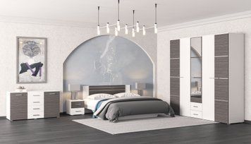 Кровать двуспальная Круиз 160&times;200 см Світ Меблів фото - artos.in.ua