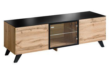 Тумба под телевизор ASM RTV Thin 27 WT THR, дуб Wotan фото - artos.in.ua