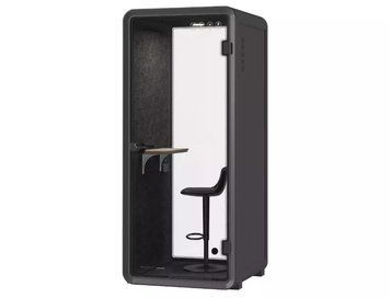 Акустическая кабина Small Booth ST Signal 100&times;96&times;234, серый, черный, алюминий + пластик + стекло фото - artos.in.ua