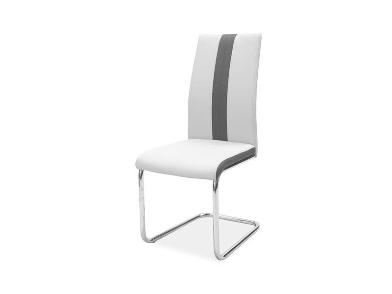 Світло сірий кухонний стілець H-200 SIGNAL у стилі модерн на одній ніжці Польща