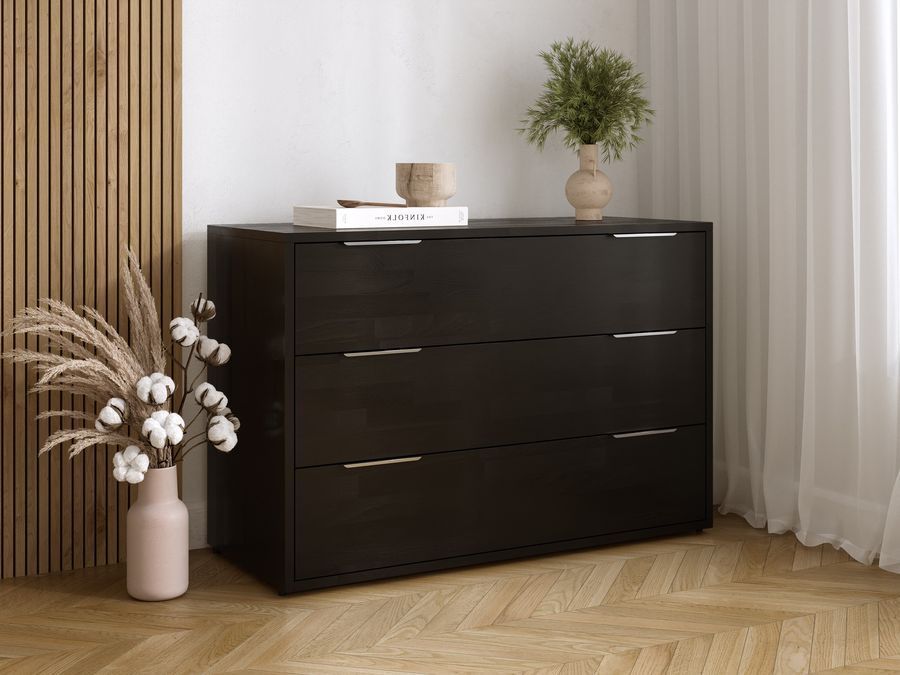Комод DrevKo Аріна 3Ш 110&times;45,3&times;74 см, дуб, 3 шухляди фото - artos.in.ua