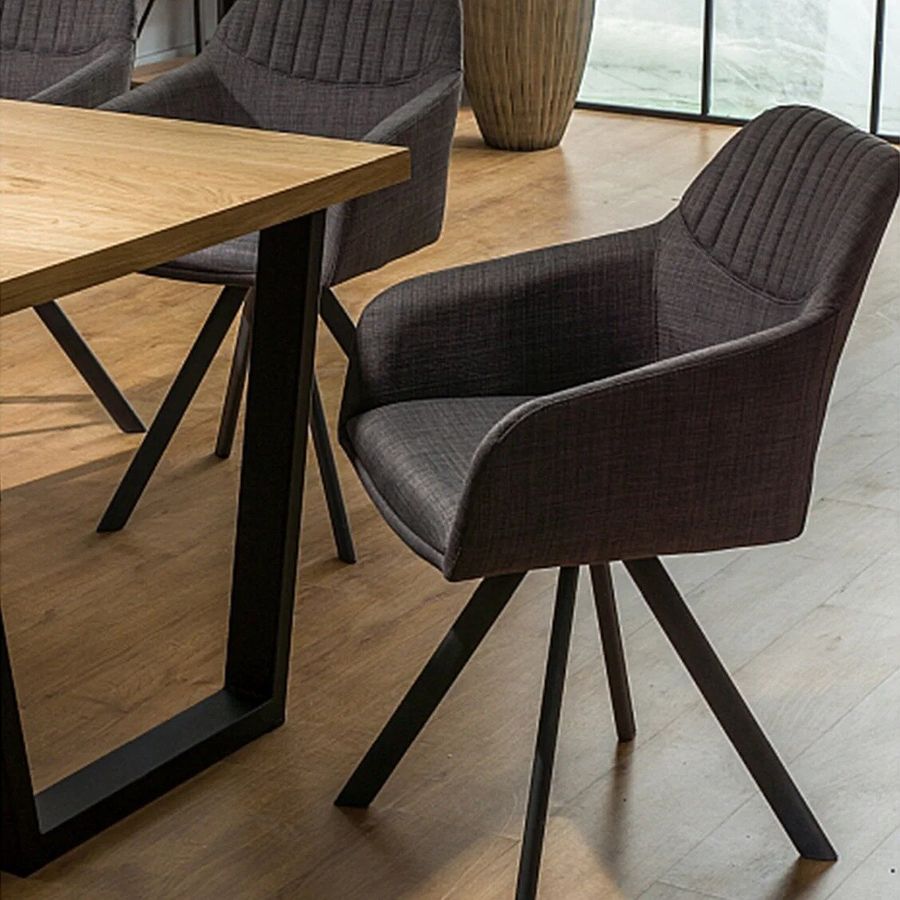 Обеденный стол в гостиную Valentino 150x90см SIGNAL с двумя черными ножками Польша