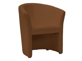 Кресло для отдыха с высокой спинкой TM-1 SIGNAL светло коричневая ткань Польша