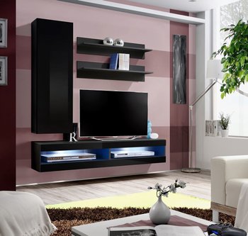 Комплект мебели в гостиную ASM FLY S 23 ZZ FY S4 Черный из Польши