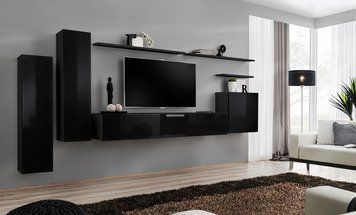 Комплект мебели в гостиную ASM Switch I 26 ZZ SW 1, черный фото - artos.in.ua