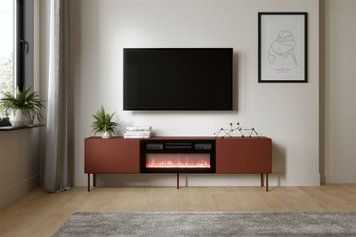 Тумба під телевізор Rafael 200 EF Cama RED TUSCAN (рудий) фото - artos.in.ua