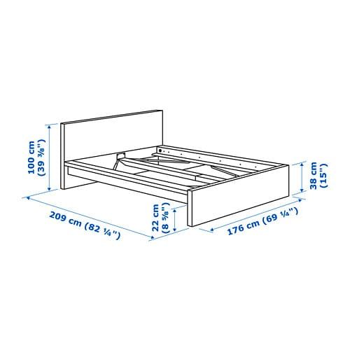 ИКЕА Кровать MALM МАЛЬМ, 095.368.51 фото - artos.in.ua