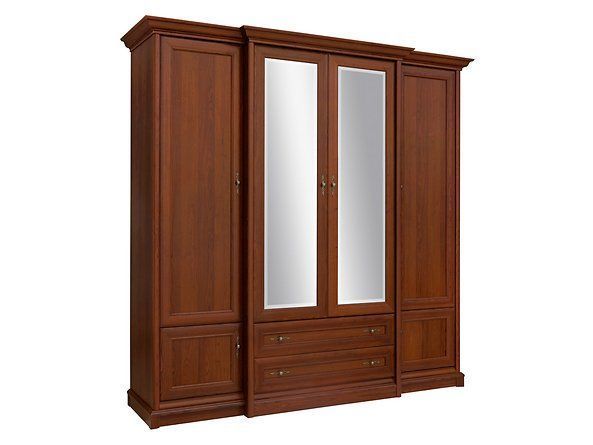 Шкаф BRW Kent S10-ESZF4D2S-KA, каштан, из Польши фото - artos.in.ua