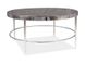 Стильний стіл SIGNAL AURORA Сріблястий стільницею на хромованих ніжках ПОЛЬЩА