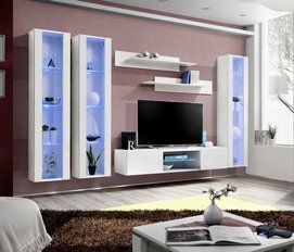 Комплект мебели в гостиную ASM FLY P 23 WW FY P2 Белый матовый из Польши фото - artos.in.ua