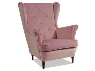 Стул Matt велюр 63 antique pink / венге Signal фото - artos.in.ua