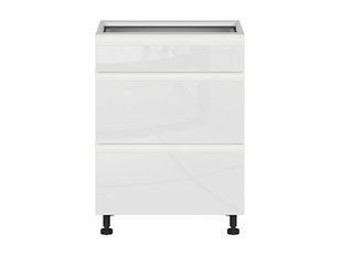 Нижняя кухонная тумба BRW Sole K10-FH_D3S_60/82_2STB/STB-BAL/BIP, белый глянцевый/альпийский белый, из Польши фото - artos.in.ua