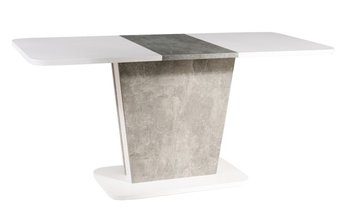 Розсувний обідній стіл CALIPSO IN 110-145x69 Signal - білий матовий/під бетон Польща