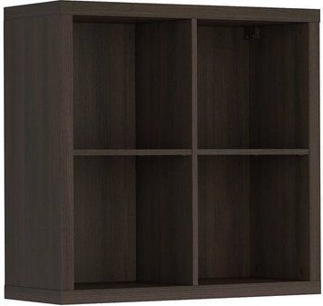 Стеллаж BRW Nepo Plus S435-SFW/8/8-WE, венге фото - artos.in.ua
