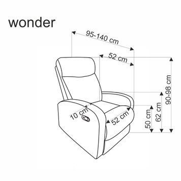 Раскладное кресло WONDER горчичный фото - artos.in.ua