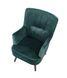 Крісло для відпочинку PAGONI темно-зелене/чорне Halmar Польща