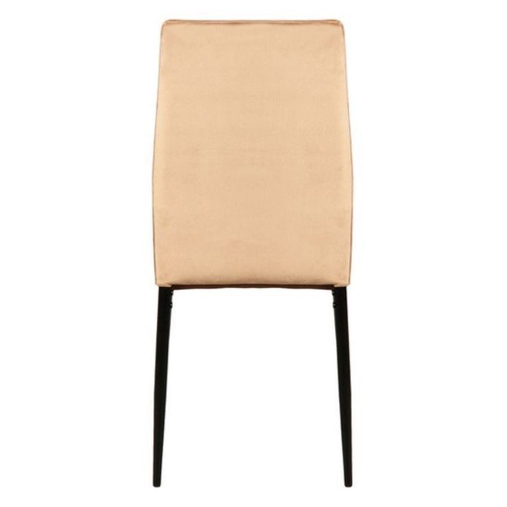Стул Atom Signal 44&times;39&times;93, бежевый, велюр Bluvel 28 фото - artos.in.ua