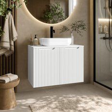 Тумба под умывальник SANTI UM 80 D2 Cama белая