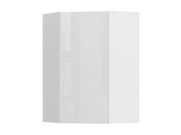 Шафа кухонна навісна кутова BRW Top Line 60&times;95 &mdash; Альпійський білий / Білий глянець, ліве відкривання фото - artos.in.ua