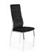 Металевий стілець K416 оксамитова тканина чорний Halmar Польща
