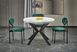 Розкладний стіл PERONI мармур, круглий ламінований Halmar Польща