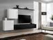 Комплект мебели в гостиную ASM Switch V 26 WS SW 5 Белый матовый/Черный глянцевый из Польши