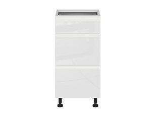 Нижняя кухонная тумба BRW Sole K10-FH_D3S_40/82_2STB/STB-BAL/BIP, белый глянцевый/альпийский белый, из Польши фото - artos.in.ua