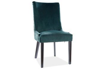 Стілець Leon оксамитовий чорний кадр / зелений bluvel78 Signal фото - artos.in.ua