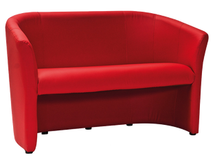 Модний диван TM2 SIGNAL 126х60х76 Червона тканина в модерну Польща фото - artos.in.ua