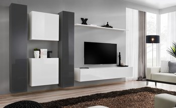 Комплект мебели в гостиную ASM Switch VI 27 GW SW 6 Графит матовый/Графит глянцевый/Белый матовый/Белый глянцевый из Польши