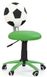 Кресло компьютерное детское Gol механизм Пиастра, металл зеленый, пластик черный/экокожа зеленый Halmar Польша