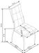 Металевий стілець K416 оксамитова тканина гірчиця Halmar Польща