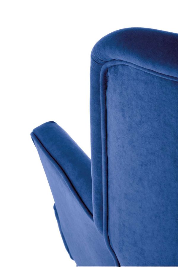 Крісло для відпочинку DELGADO темно-синє Halmar Польща