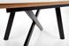 Розкладний стіл CAPITAL Золотий дуб, чорний, прямокутний шпонований МДФ Halmar Польща