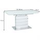 Современный обеденный стол LEONARDO 140-180X80см SIGNAL белый раздвижной в стиле хай тек Польша
