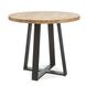 Удобный столик для кухни SIGNAL Vasco Fi80 80х80 Дуб деревянный круглой формы стиль модерн Польша