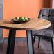 Удобный столик для кухни SIGNAL Vasco Fi80 80х80 Дуб деревянный круглой формы стиль модерн Польша