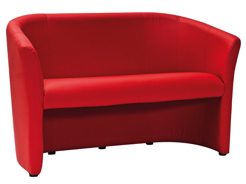 Модний диван TM2 SIGNAL 126х60х76 Червона тканина в модерну Польща
