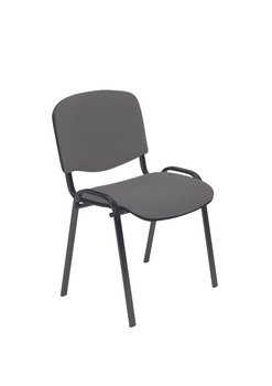 Крісло на металевих ніжках ISO сіре з чорними ніжками Halmar Польща