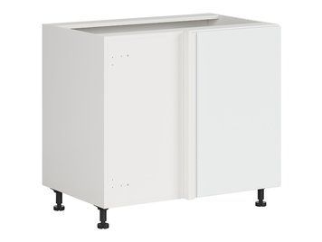 Тумба кухонная нижняя угловая BRW Top Line 2 110&times;65 &mdash; альпийский белый / снежно-белый супермат, левое открывание фото - artos.in.ua