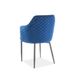 Модний стілець на кухню ASTOR SIGNAL тканина синій оксамит Польща