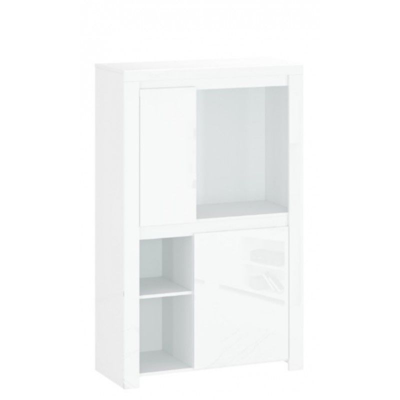 Шкафчик низкий Mebelbos Lingo 2d [K] белый глянец